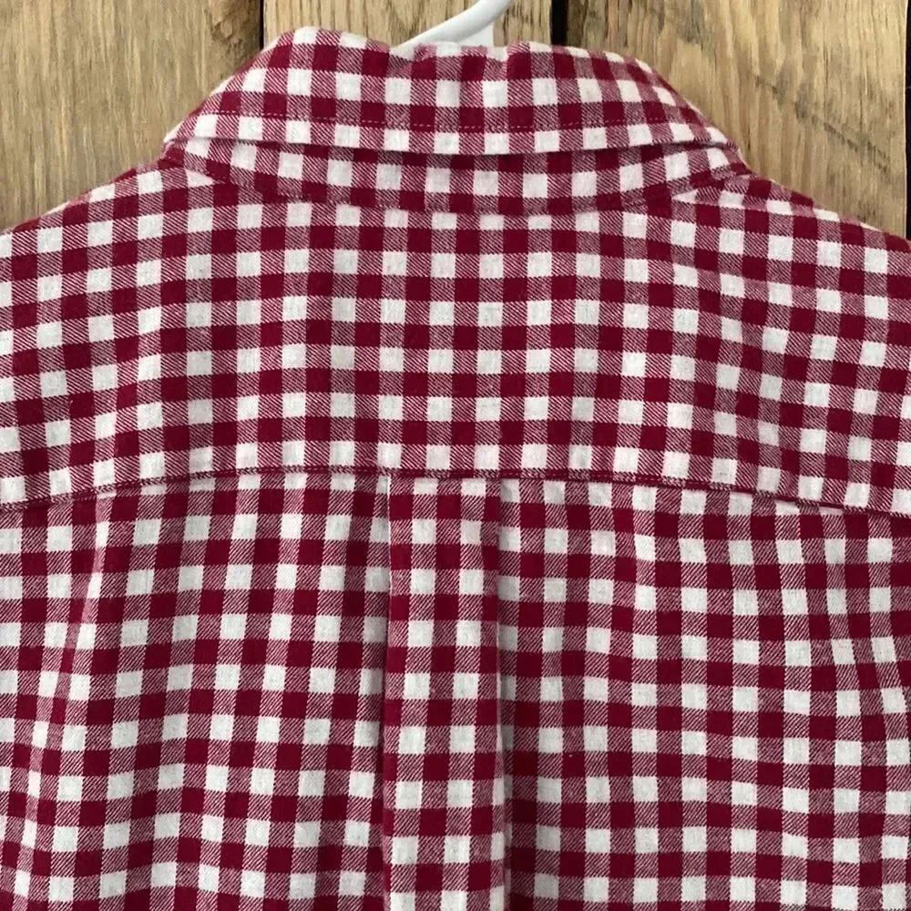 Vineyard Vines Gingham Check Button Down Long sleeve‎ Size Extra Large (18)